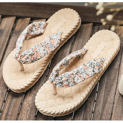 2022 Νέο Σχέδιο Καλοκαιρινής Μόδας Γυναικείες σαγιονάρες παραλίας Αντιολισθητικές επίπεδες γυναικείες μαλακές τσουλήθρες Γυναικείες παντόφλες από κάνναβη στρινγκ