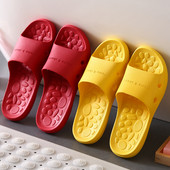 Unisex kućne papuče Ljetne tobogane Ženske mekane sandale za zatvorene japanke protiv klizanja za plažu na otvorenom Novo za par Obiteljske ravne