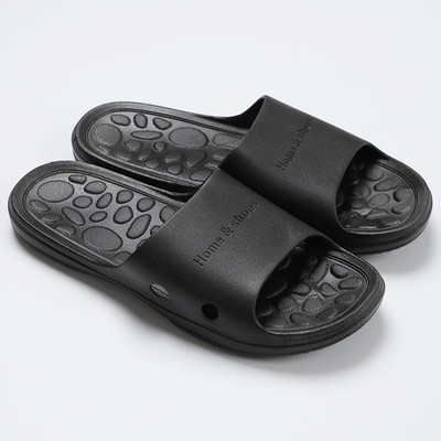 Unisex kućne papuče Ljetne tobogane Ženske mekane sandale za zatvorene japanke protiv klizanja za plažu na otvorenom Novo za par Obiteljske ravne