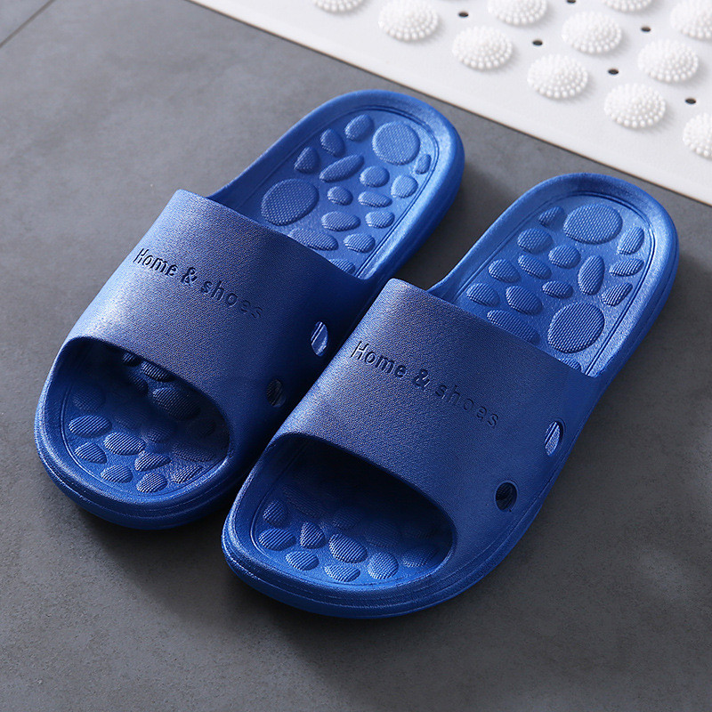 Unisex kućne papuče Ljetne tobogane Ženske mekane sandale za zatvorene japanke protiv klizanja za plažu na otvorenom Novo za par Obiteljske ravne