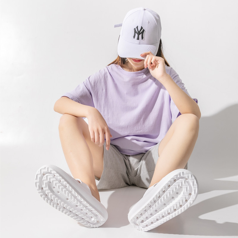 Kućne papuče Podesiva toranj kopča Modne sandale Indoor cipele Kupaonska papuča Ravna platforma Mekani potplat Klizači Pvc papuče