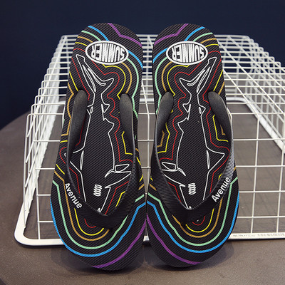 Modne muške ljetne japanke Sandale za plažu Protuklizne ležerne ravne cipele Papuče Zapatos Chanclas De Hombre Chaussure Homme