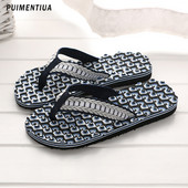 Nove kućne muške papuče s mekim potplatom Ležerne muške japanke Ljetne masažne donji dijelovi Lagane cipele Muške sandale Japanke za unutarnju i vanjsku upotrebu