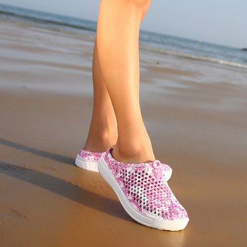 Дамски ежедневни сабо Дишащи плажни сандали Чехли за Свети Валентин Летни дамски джапанки Обувки Домашни обувки за унисекс
