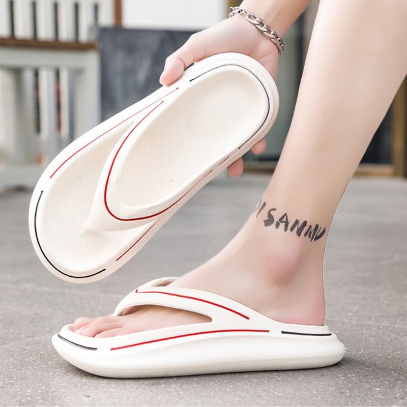 Japanke s tangama Muške papuče u obliku oblaka Ljetne cipele s debelom platformom 2023 Jastuci od memorijske pjene Ortopedske štipaljke Sandale za plažu