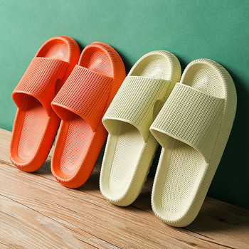 Облачни чехли с дебела платформа за домашни чехли за баня Дамски сандали EVA Interi Chinelos Дамски летни 2022 г. Неплъзгащи се джапанки