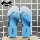 Καλοκαιρινές ανδρικές παντόφλες Σαγιονάρες παραλίας Παπούτσια Ανδρικές παντόφλες εξωτερικού χώρου Μόδα επίπεδη παπούτσια αντιολισθητικά ντεγκραντέ Εσωτερικές τσουλήθρες Sandalias