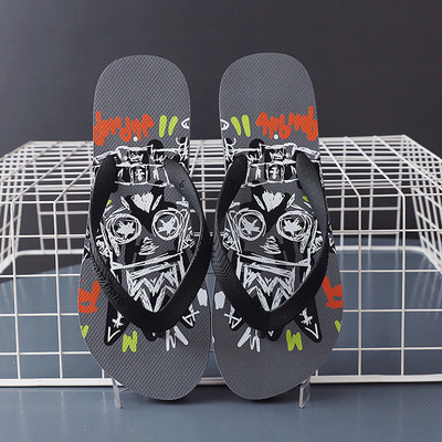 Flip-flops de modă nouă, papuci de vară pentru bărbați, sandale de plajă, pantofi pentru bărbați, moale, confortabili, de dimensiuni mari