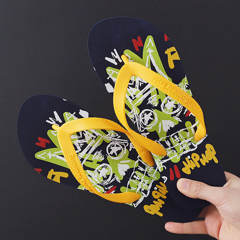 Flip-flops de modă nouă, papuci de vară pentru bărbați, sandale de plajă, pantofi pentru bărbați, moale, confortabili, de dimensiuni mari