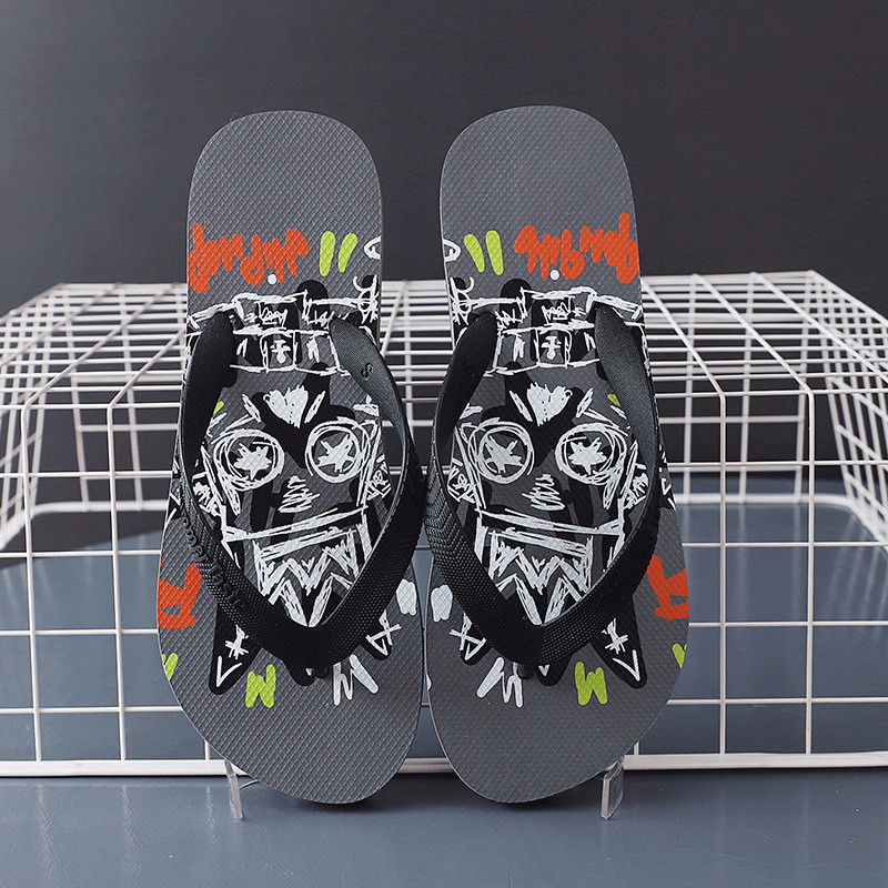 Flip-flops de modă nouă, papuci de vară pentru bărbați, sandale de plajă, pantofi pentru bărbați, moale, confortabili, de dimensiuni mari