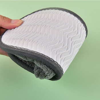 Чехли за еднократна употреба 5 чифта Коралово кадифе от плюшени обувки Пътуване Сватба Персонализиран модел Гостоприемство Увеличете Код Множество