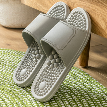 Νέες παντόφλες μασάζ ποδιών Ανδρικές παντόφλες μπάνιου εσωτερικού χώρου Αντιολισθητικές μαλακές τσουλήθρες Ζευγάρια σπίτι ανακούφιση ποδιών υγιεινής φροντίδας παπούτσια