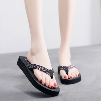 Летни дамски плажни чехли Джапанки Нехлъзгащи се чехли Вътрешни домашни дамски равни обувки Дамски сандали Плъзгащи се Zapatos Mujer