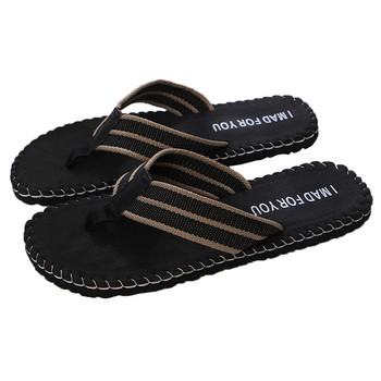 Мъжки летни джапанки Плажни чехли Сандали с прашки Противоплъзгащи се ежедневни плоски обувки Висококачествени чехли Домашни чехли за мъже