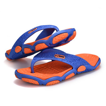 Мъжки чехли Летни плажни обувки Неплъзгащи се спортни джапанки Комфортни ежедневни прашки Сандали Външни домашни чехли за баня за мъже