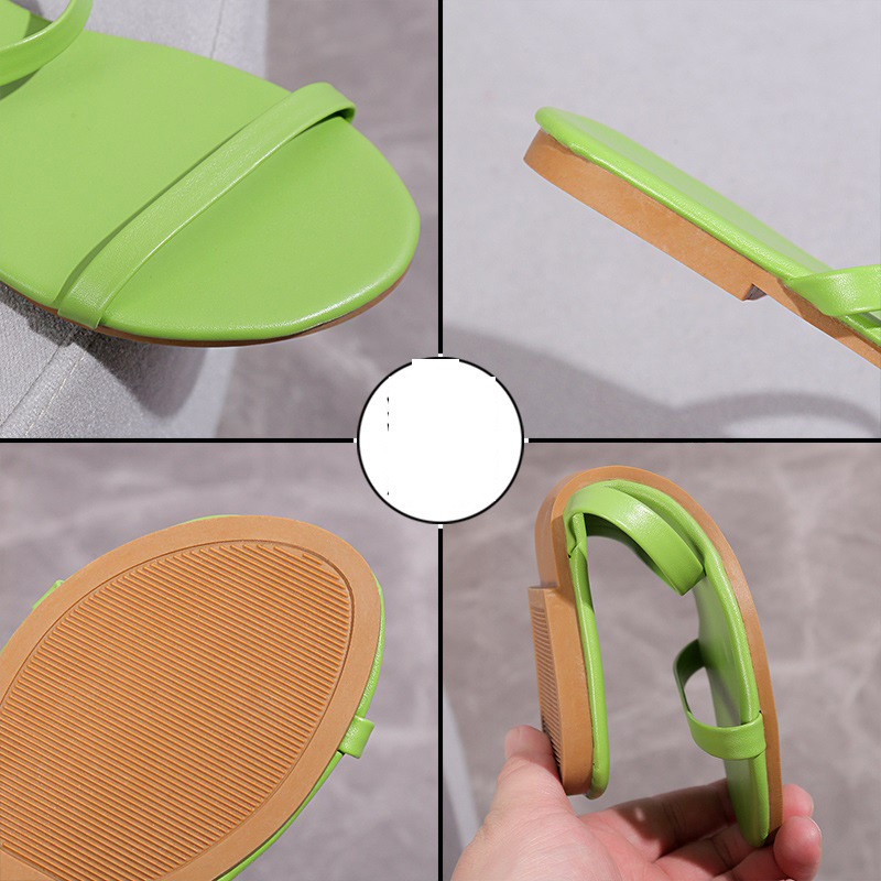 Ženske papuče s niskim potpeticama za vanjske aktivnosti Rimska haljina za plažu Japanke Ženske nove ljetne cipele za hodanje 2023. Chaussure Femme Slides Ženske cipele