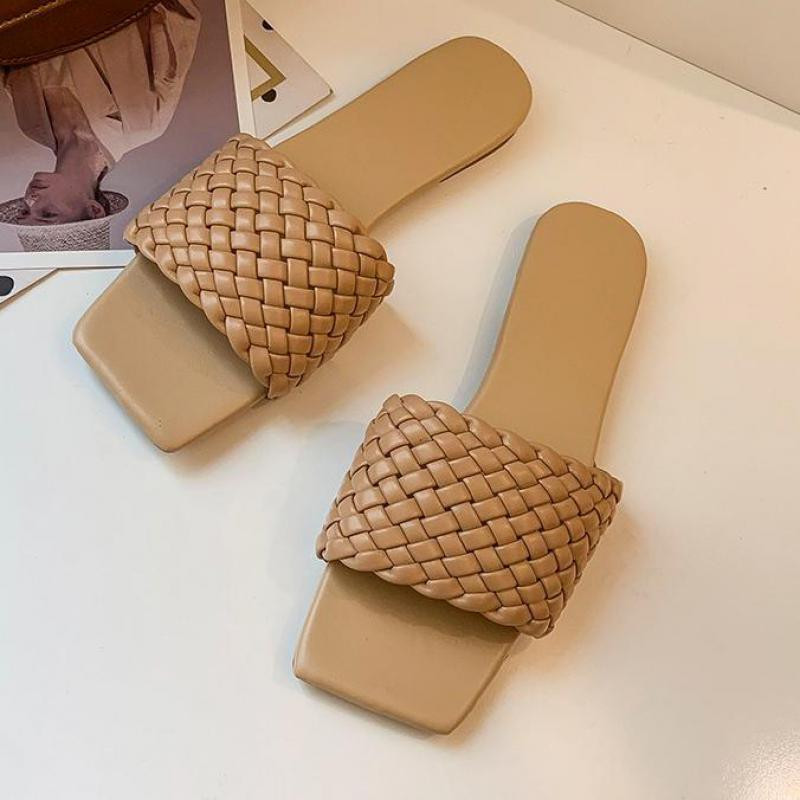 Sandale roșii pentru femei, papuci plat cu temperament deschis, plajă, casual, Ytmtloy, pentru interior, vară, Zapatillas Mujer Casa Sapatos