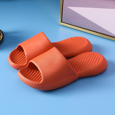 Anti-alunecare, rezistente la uzură, cu talpă groasă, papuci super moi, cu talpă, sandale cu glisiere, pentru petrecere a timpului liber, bărbați, dame, pentru interior, baie, pantofi anti-alunecare