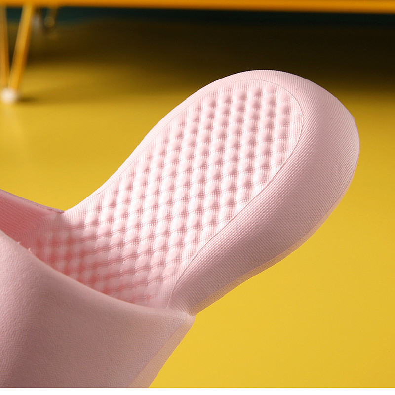 Anti-alunecare, rezistente la uzură, cu talpă groasă, papuci super moi, cu talpă, sandale cu glisiere, pentru petrecere a timpului liber, bărbați, dame, pentru interior, baie, pantofi anti-alunecare