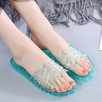 Нови летни дамски чехли неплъзгащи се прозрачни дамски плажни чехли