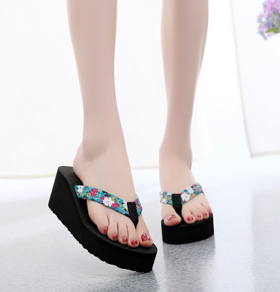Női papucsok nyári alkalmi papucsok szabadtéri strandszandálok EVA platform kényelmes cipők női vastagtalpú szandál Zapatillas Mujer