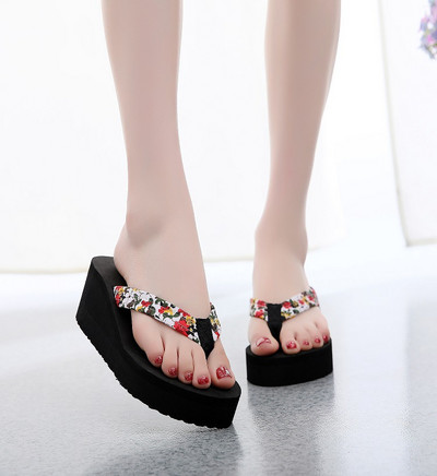 Női papucsok nyári alkalmi papucsok szabadtéri strandszandálok EVA platform kényelmes cipők női vastagtalpú szandál Zapatillas Mujer