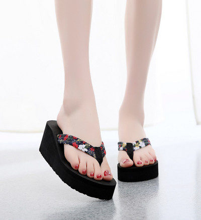 Női papucsok nyári alkalmi papucsok szabadtéri strandszandálok EVA platform kényelmes cipők női vastagtalpú szandál Zapatillas Mujer