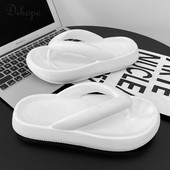 Modne muške vanjske papuče Ljetne sandale za plažu Debela platforma Neklizajuće Eva japanke Ženske tobogane Indoor Ležerne cipele za kupanje