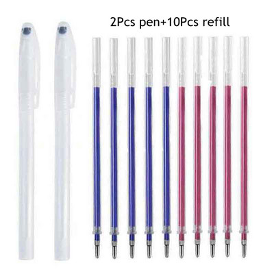 Audinio žymeklis, šildomas, ištrinamas rašiklio užpildymo rinkinys, skirtas „pasidaryk pats“ siuvimui, aukštoje temperatūroje dingstantiems rašiklių siuvimo priedams