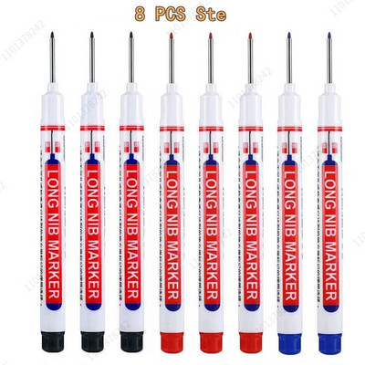 8/9 τεμ./Σετ 20mm Βαθιά τρύπα Long Head Markers Στυλό Μεταλλικό Διάτρητο Στυλό Αδιάβροχο Μπάνιο Ξυλουργική Διακόσμηση πολλαπλών χρήσεων