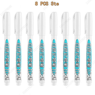 8/9 τεμ./Σετ 20mm Βαθιά τρύπα Long Head Markers Στυλό Μεταλλικό Διάτρητο Στυλό Αδιάβροχο Μπάνιο Ξυλουργική Διακόσμηση πολλαπλών χρήσεων