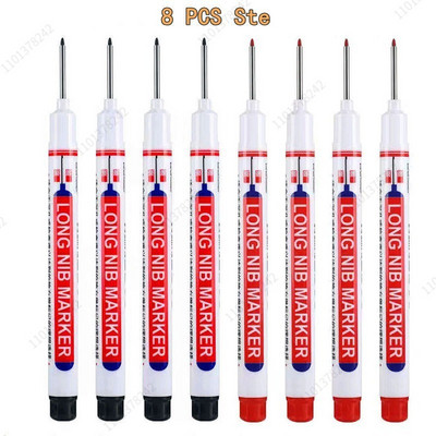 8/9 τεμ./Σετ 20mm Βαθιά τρύπα Long Head Markers Στυλό Μεταλλικό Διάτρητο Στυλό Αδιάβροχο Μπάνιο Ξυλουργική Διακόσμηση πολλαπλών χρήσεων