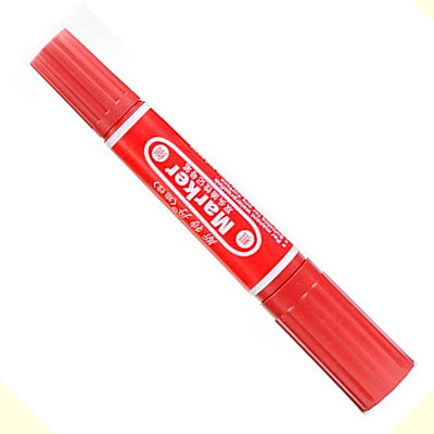2/6 mm dvojitý nip permanentný mastný štetec, vodotesný marker, sklenená tkanina, pneumatiky, CD Marker, pero na kreslenie, štetec na písanie, písacie potreby