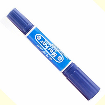 2/6 mm dvojitý nip permanentný mastný štetec, vodotesný marker, sklenená tkanina, pneumatiky, CD Marker, pero na kreslenie, štetec na písanie, písacie potreby