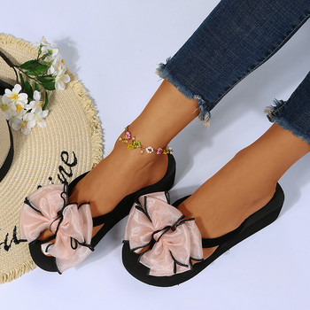 COOTELILI Нови модни дамски чехли Дамски летни обувки Външни чехли Джапанки Танкетки Обувки на платформа Дамски размер 36-40