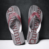 Flip-flops de vară pentru bărbați, clește plat de plajă, încălțăminte casual de marcă de lux, papuci de mers, pantofi pentru bărbați 2023 Chinelos flip-flops