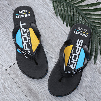 Мъжки джапанки Плажни плоски ежедневни луксозни дизайнерски маркови обувки Външни обувки Чехли за мъже Лято 2023 Джапанки Chinelos