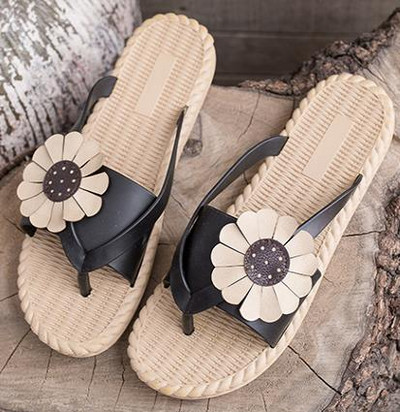 Mekano debelo dno Neklizajuće Ženske papuče Japanke Ženske kućne papuče Ženske cipele Ljetne modne cipele za plažu Cvjetni tobogani