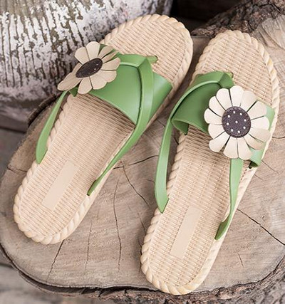 Mekano debelo dno Neklizajuće Ženske papuče Japanke Ženske kućne papuče Ženske cipele Ljetne modne cipele za plažu Cvjetni tobogani