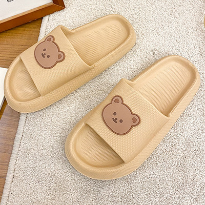 Ženske papuče Dizajn slatkog medvjeda iz crtića Meke neklizajuće sandale za unutarnju kupaonicu EVA tobogani za par Ljetne nove kućne ženske cipele