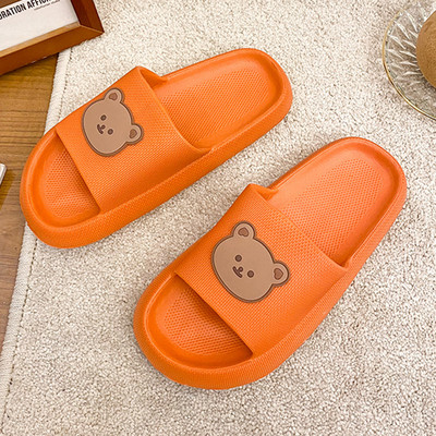 Ženske papuče Dizajn slatkog medvjeda iz crtića Meke neklizajuće sandale za unutarnju kupaonicu EVA tobogani za par Ljetne nove kućne ženske cipele