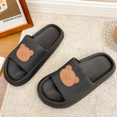 Ženske papuče Dizajn slatkog medvjeda iz crtića Meke neklizajuće sandale za unutarnju kupaonicu EVA tobogani za par Ljetne nove kućne ženske cipele