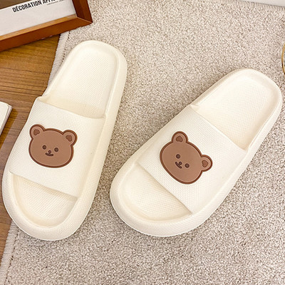Ženske papuče Dizajn slatkog medvjeda iz crtića Meke neklizajuće sandale za unutarnju kupaonicu EVA tobogani za par Ljetne nove kućne ženske cipele