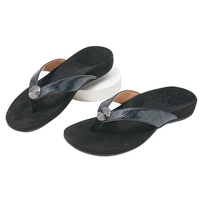 Flip-flops pentru femei Papuci anti-alunecare Respirabil vârf deschis Casual pentru plajă de vară XRQ88