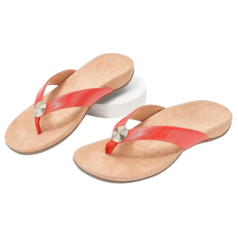 Flip-flops pentru femei Papuci anti-alunecare Respirabil vârf deschis Casual pentru plajă de vară XRQ88
