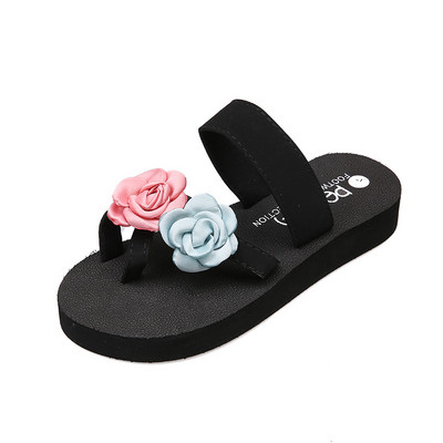 COOTELILI Moda Femei Papuci Pantofi de vară pentru femei Pantofi de exterior Pantofi Pantofi cu platformă Femei Toc mijlociu 36-40