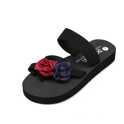 COOTELILI Moda Femei Papuci Pantofi de vară pentru femei Pantofi de exterior Pantofi Pantofi cu platformă Femei Toc mijlociu 36-40