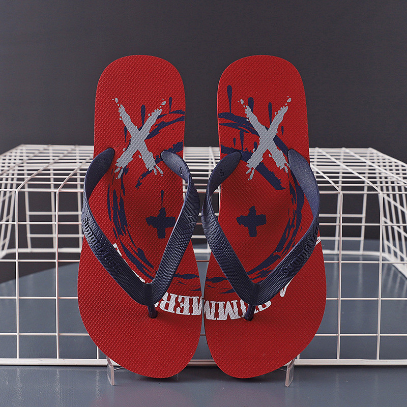 Ljetne japanke, muške, nova moda, prozračne, ležerne, muške papuče za plažu, japanke za plažu, neklizajuće papuče s debelim potplatom
