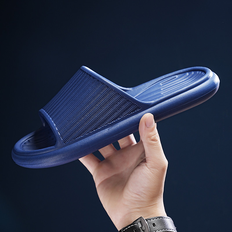 Karštas išpardavimas Pigūs Mėlynos vyriškos šlepetės namams Patogios Lengvos Moteriškos Vasarinės Šlepetės Minkštos Neslystančios Eva Šlepetės Vyriškos Dydis 36-45