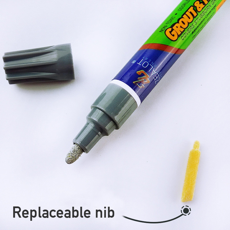 Vandeniui atsparus keraminių plytelių siūlių rašiklis, skirtas sieninio skiedinio restauravimo rašiklio žymekliui skiedinio užpildymo rašiklis, skirtas plytelių sienų grindims vonios kambaryje ir virtuvėje